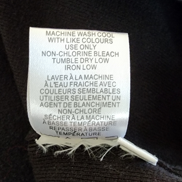 Franco Valeri Turtleneck Sweater Black Heavyweight Thick Women's Large - Picture 7 of 7